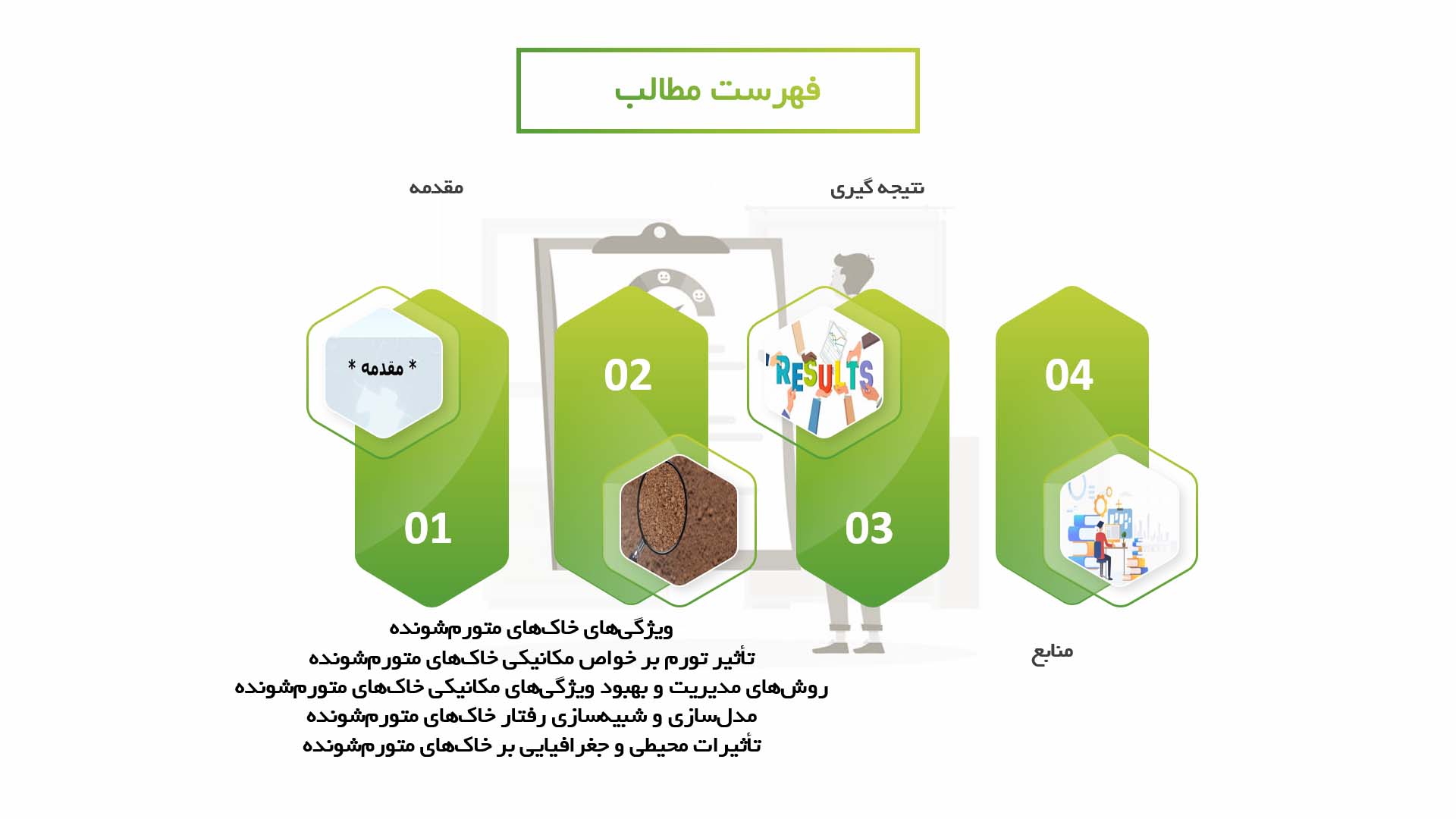 پاورپوینت در مورد مکانیک خاک‌های متورم‌شونده